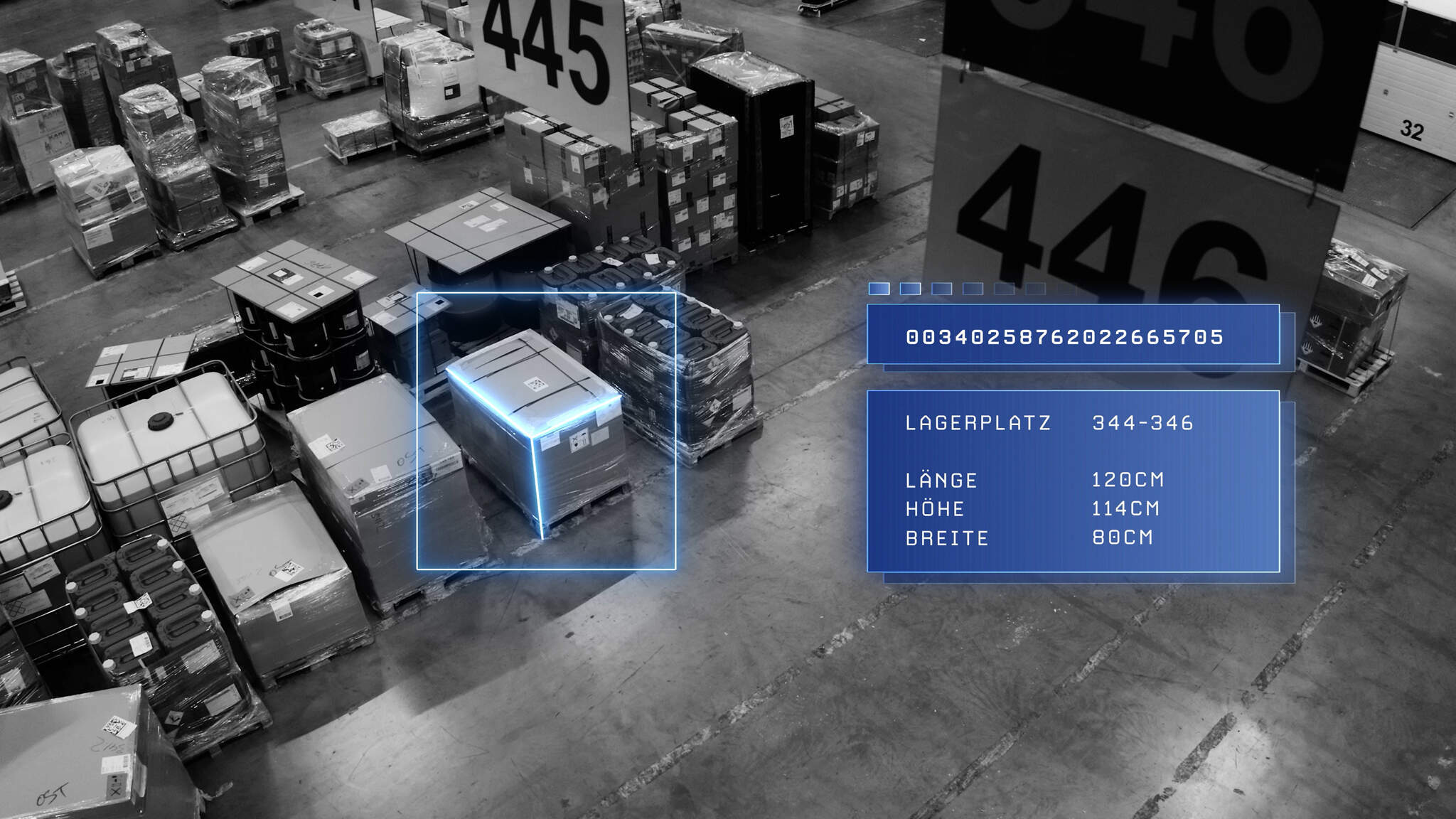 @ILO vermisst, identifiziert und lokalisiert Packstücke im Stückgutlager in Echtzeit.